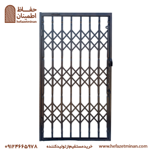 حفاظ آکاردئونی ۳ گل ۴ خم  تسمه ۲.۵ سانت
