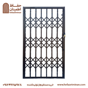 حفاظ آکاردئونی ۳ گل ۴ خم پرچ مخفی دوبل تسمه ۲ سانت