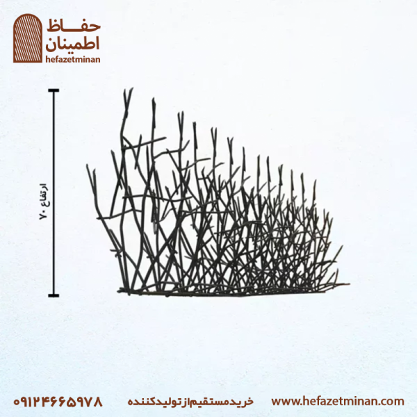 حفاظ بوته ای تراکم ۸۸ میلگرد ۱۰ کوره ای - تصویر 3
