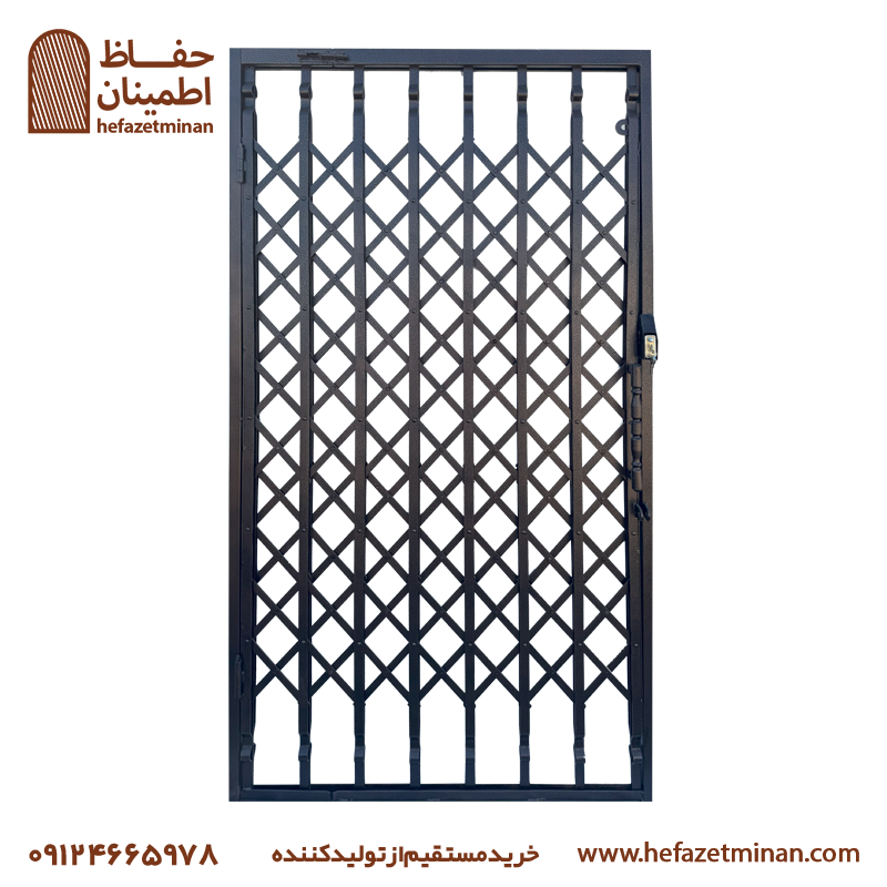 حفاظ آکاردئونی دوجداره تمام گل پرچ مخفی دوبل تسمه 2.5