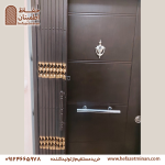 حفاظ آکاردئونی 2گل پیچ شکلاتی - تصویر 2