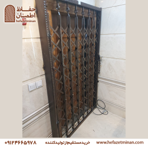 حفاظ آکاردئونی 5گل دوجداره سلطنتی دوبل پرچ مخفی